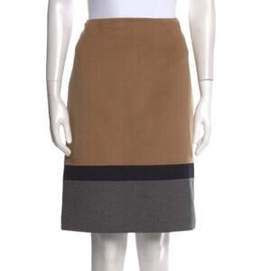 MaxMara Studio Colorblock Pattern Knee Length Skirt - Size 10